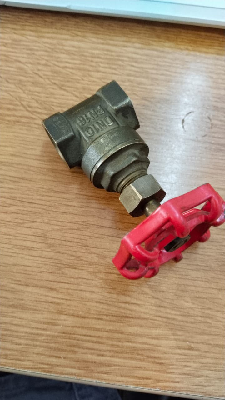 Fittings laid out for assembly