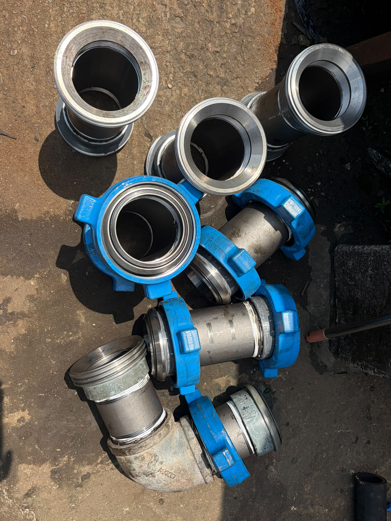 Fittings stocked for immediate supply