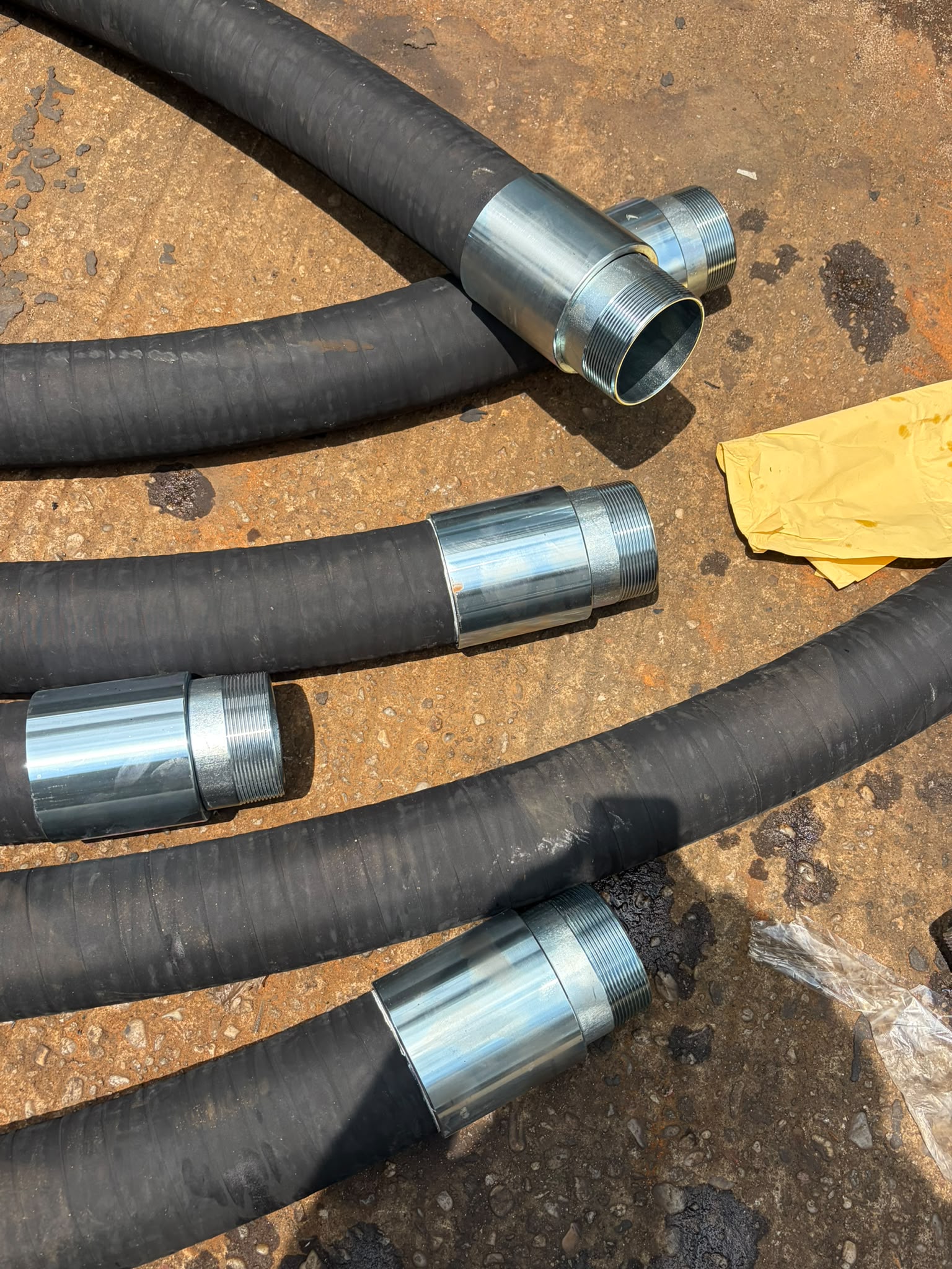 Hydraulic hose inventory in the workshop